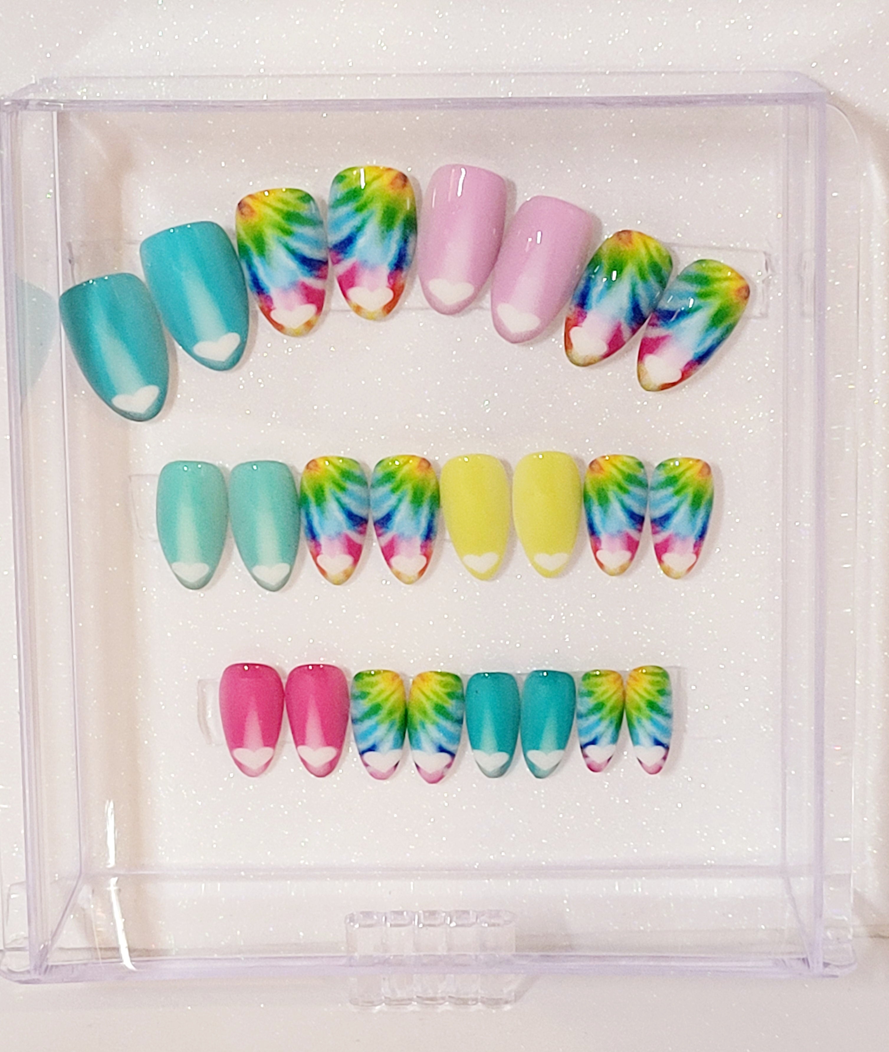 Short Almond Non-Custom Press-ons