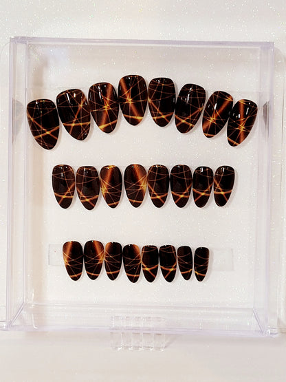 Short Almond Non-Custom Press-ons