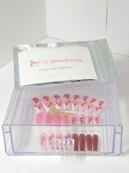 Long Coffin Various Design in Stackable Box 20-24 pieces