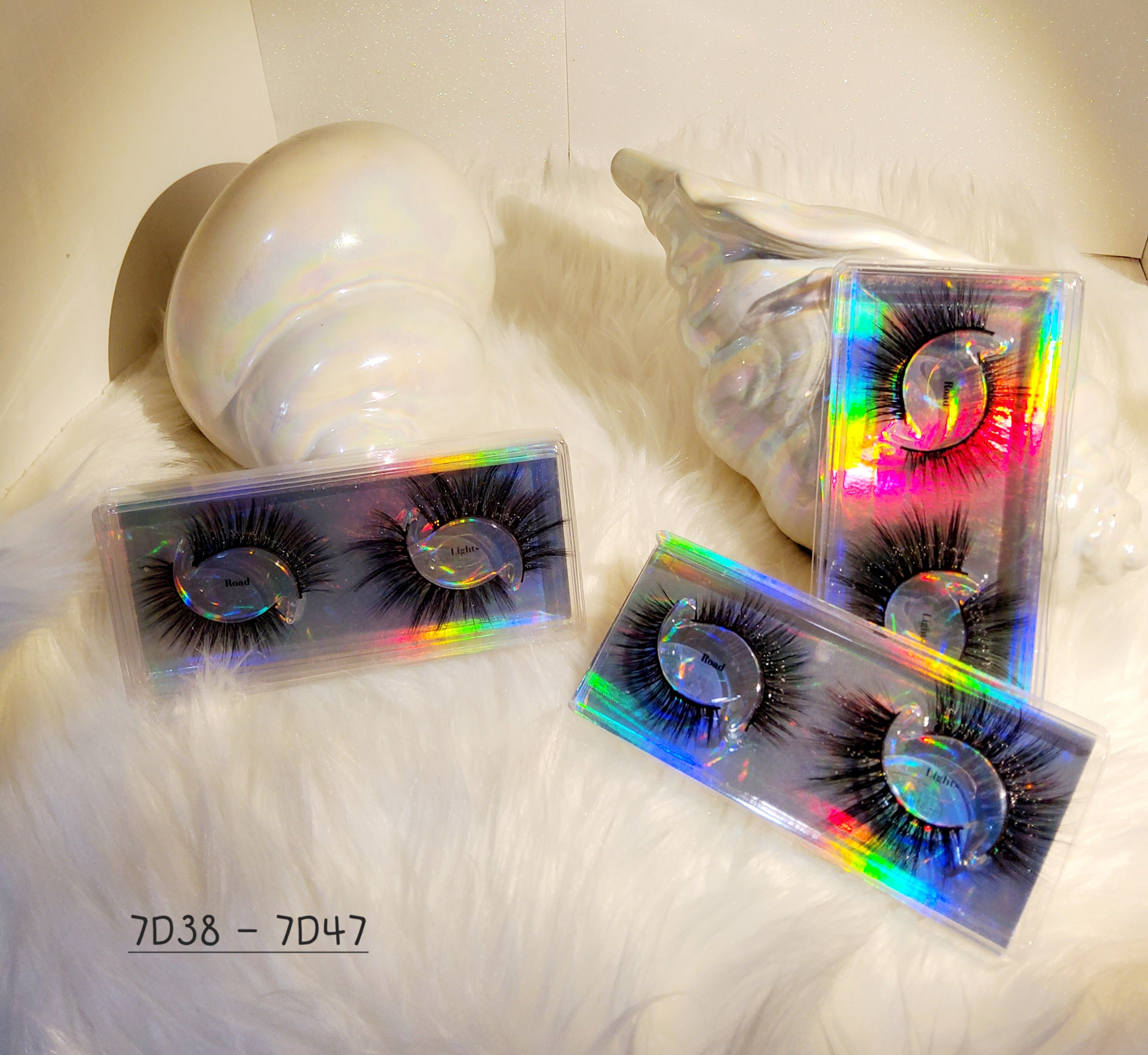 7D Combo - Black 35mm Faux Lashes