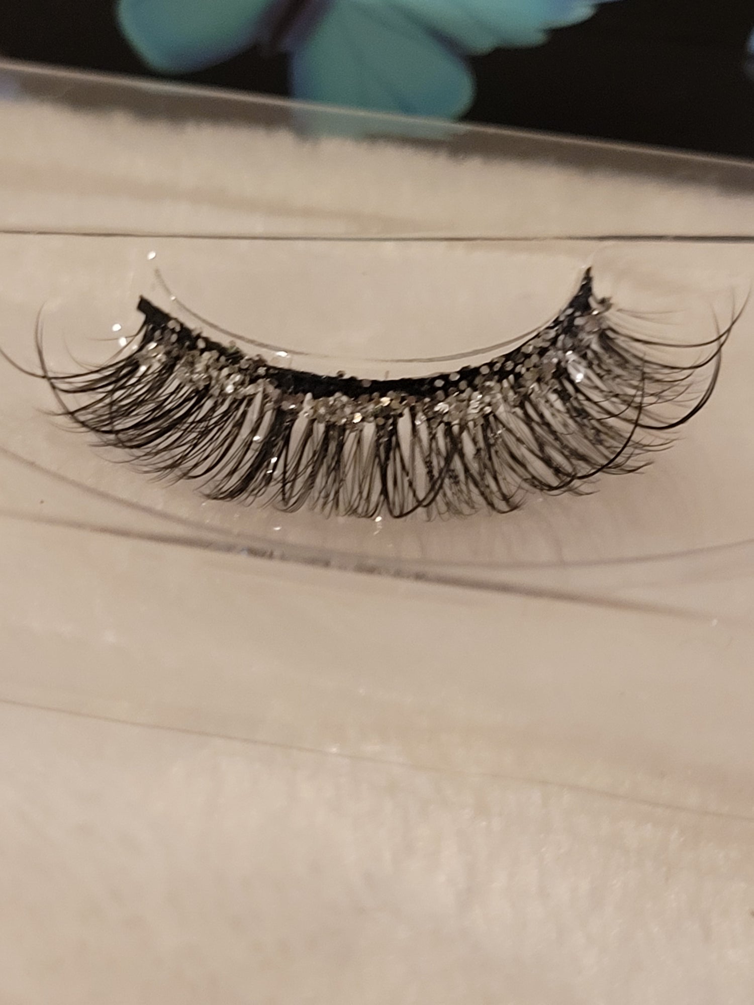 35mm Eyelashes Mixed with Diamond