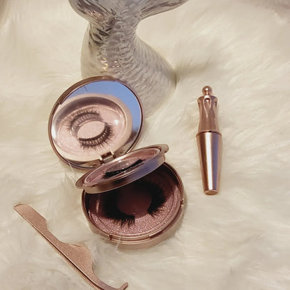 2 Pairs Magnetic Eyelashes &amp; Eyeliner Kit
