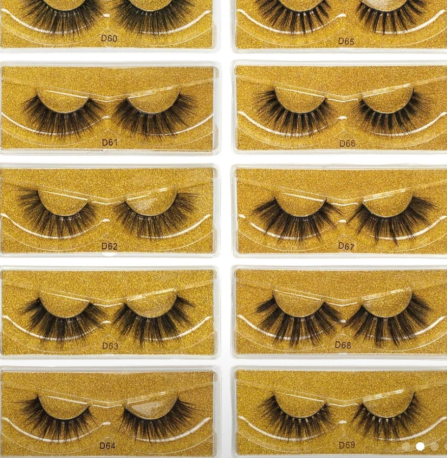 D Series - 3D Mink Long Eyelashes